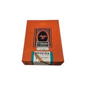 Vintage Agfa Brovira Photo Paper Cream Velvet 100 Sheets 3" x 4 1/8" BW 22a NEW